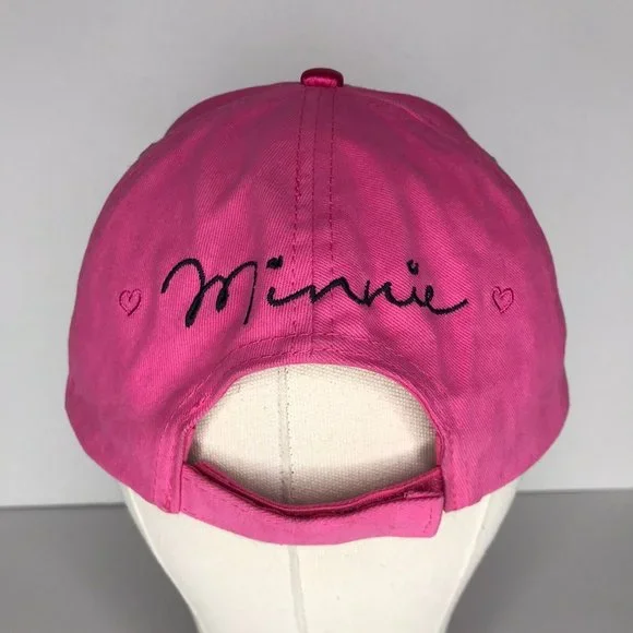 Disney Minnie Mouse Pink Sequin Girls Adjustable Hat - Picture 5 of 11